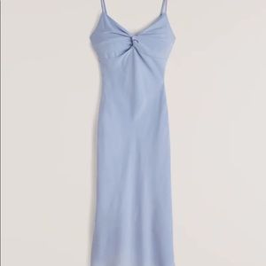 NWT Abercrombie & Fitch Twist-Front Midi Dress